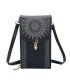 TH895 - Bolso para móvil con bordado de mandala