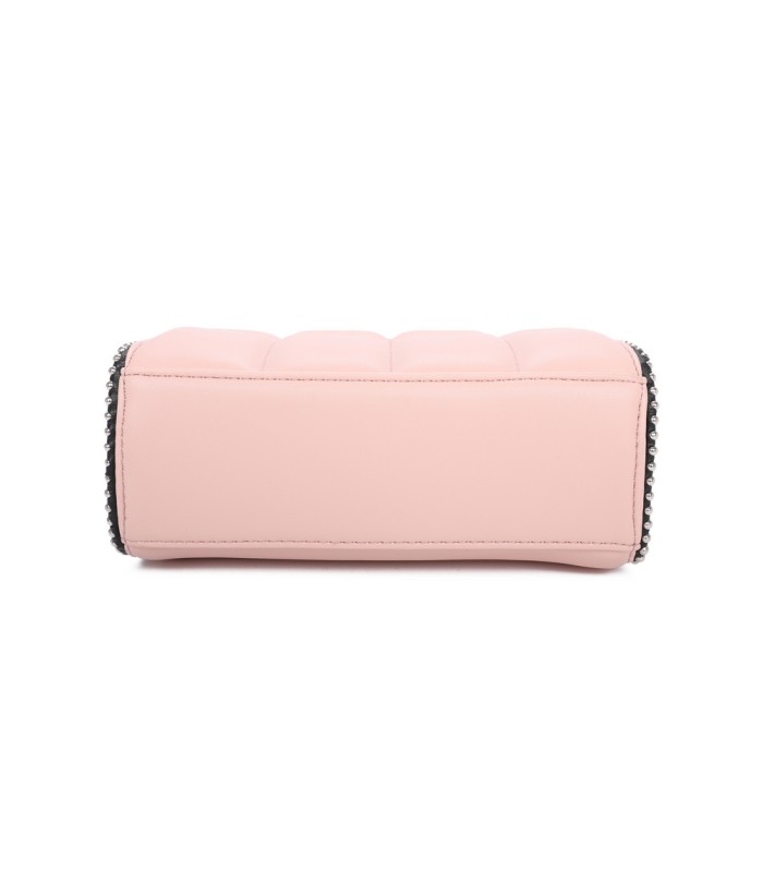 T11472 - Bolso bandolera con asa de cadena plateada