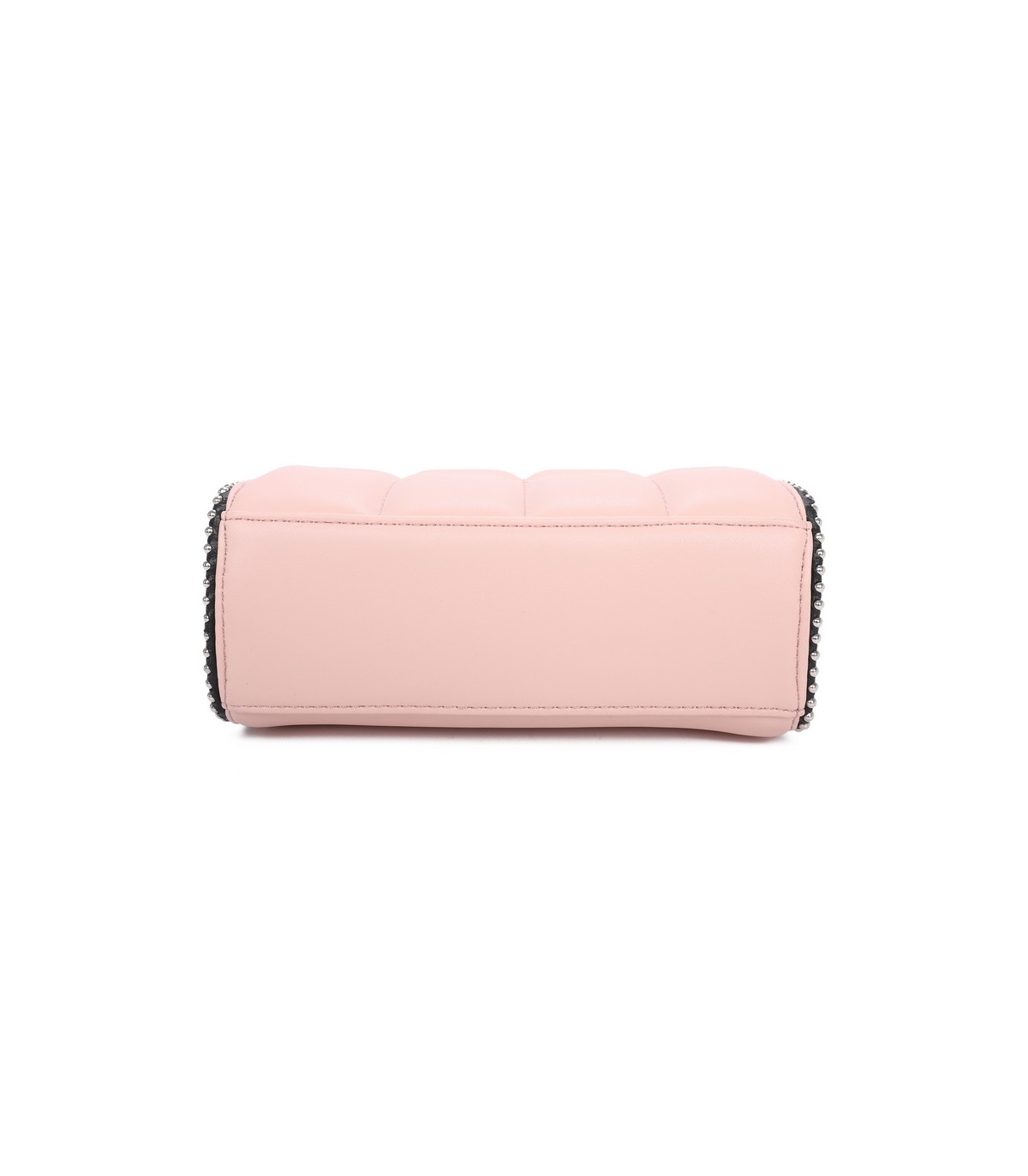 T11472 - Bolso bandolera con asa de cadena plateada