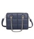 T11472 - Bolso bandolera con asa de cadena plateada