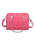 T11472 - Bolso bandolera con asa de cadena plateada