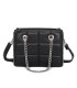 T11472 - Bolso bandolera con asa de cadena plateada