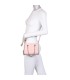 T11472 - Bolso bandolera con asa de cadena plateada