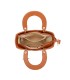 T11495 - Bolso bandolera con asa grande y motivos geométricos