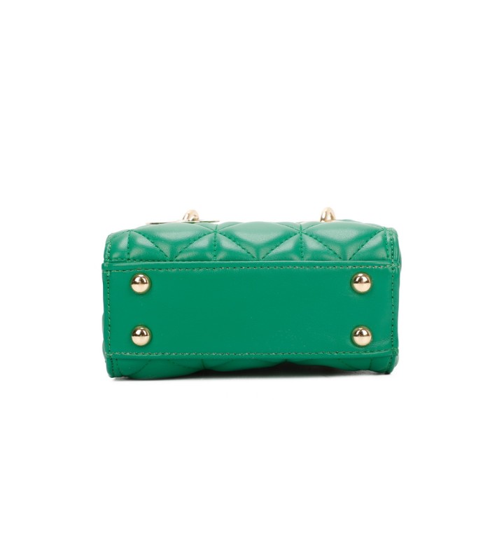 T11494 - Bolso cuadrado con asa grande y colgante O de adorno