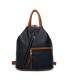 T11149 - Mochila con cremallera frontal y bordado de mandala