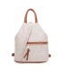 T11149 - Mochila con cremallera frontal y bordado de mandala