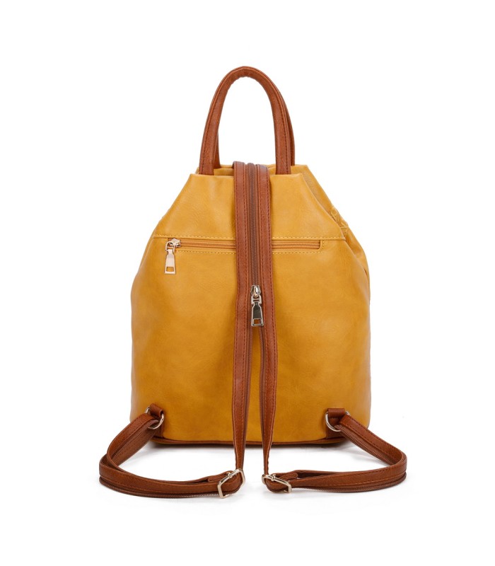 T11151 - Mochila con bolsillos frontales y cierre de cremallera