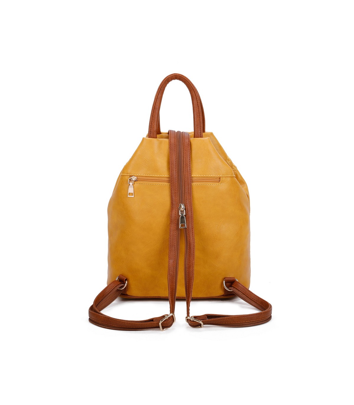 T11151 - Mochila con bolsillos frontales y cierre de cremallera