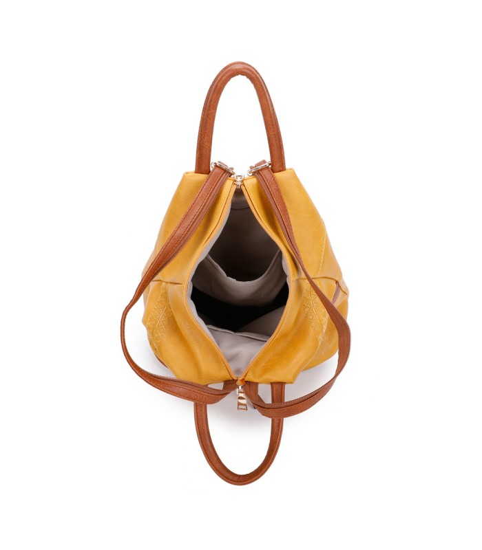 T11151 - Mochila con bolsillos frontales y cierre de cremallera