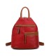 T11151 - Mochila con bolsillos frontales y cierre de cremallera