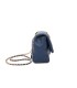 T11505 - Bolso rectangular con bandolera y asa de cadena cierre de pestillo
