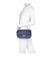T11505 - Bolso rectangular con bandolera y asa de cadena cierre de pestillo