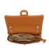T11485 - Bolso bandolera y de hombro estilo baguette con cierre de pestillo y cadena dorada