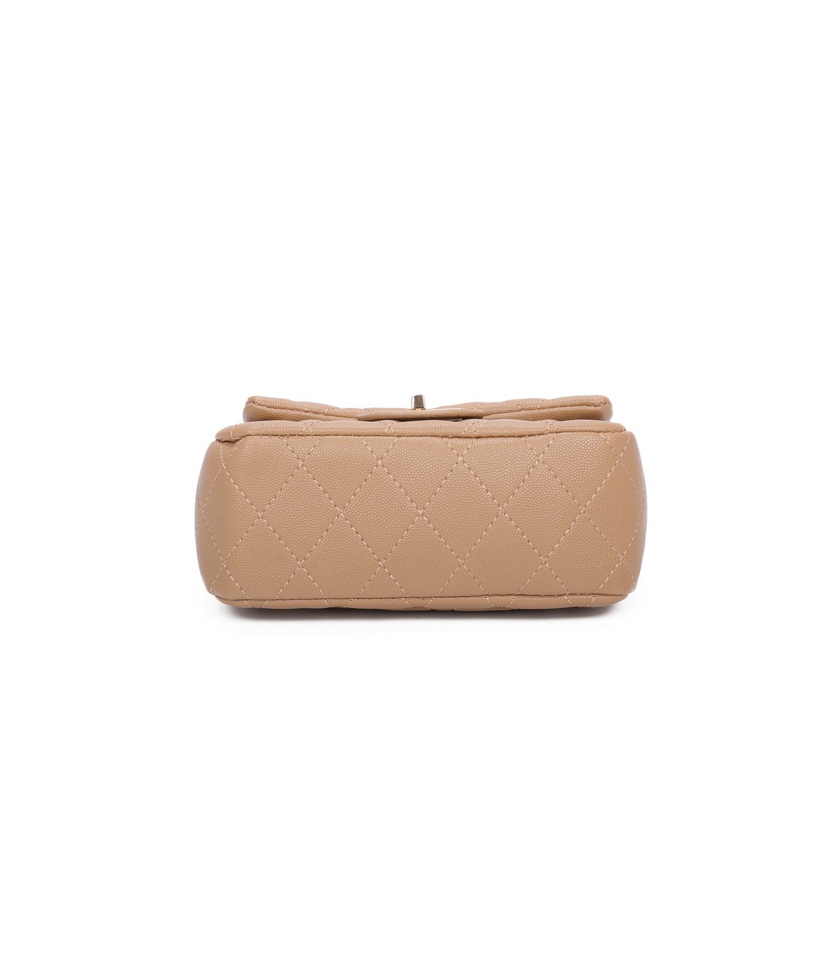 T11506 - Bolso bandolera con cadena dorada y cierre de pestillo