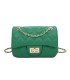 T11506 - Bolso bandolera con cadena dorada y cierre de pestillo