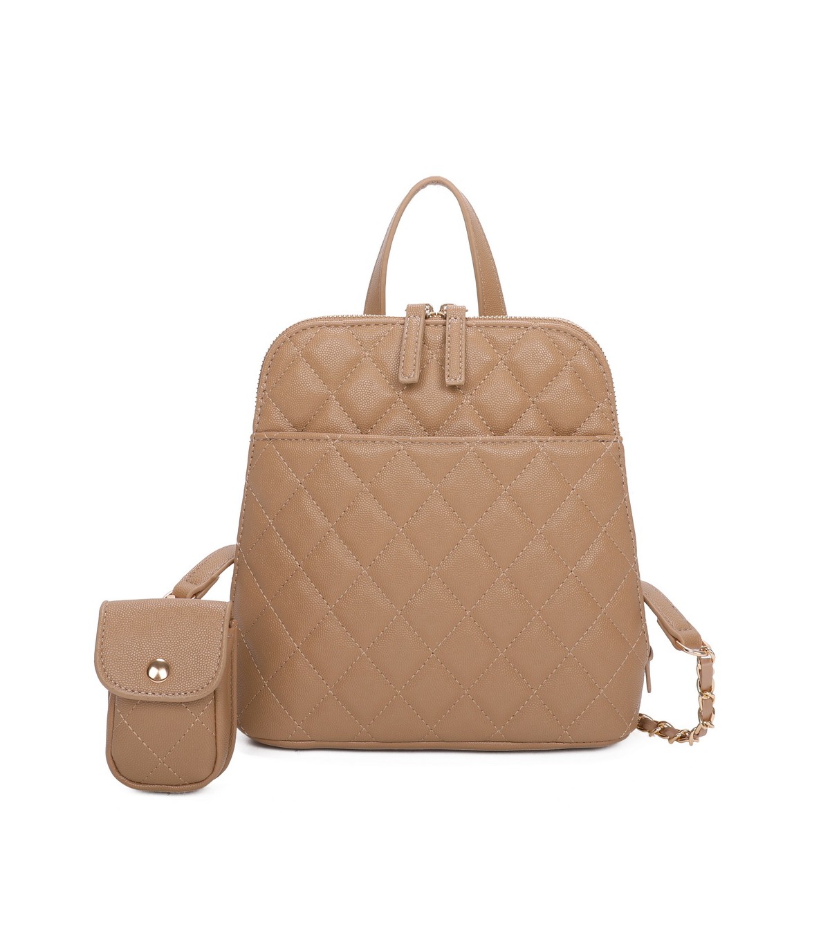 T11509 - Mochila con portamóvil y asa  con bolsillo trasero de cremallera