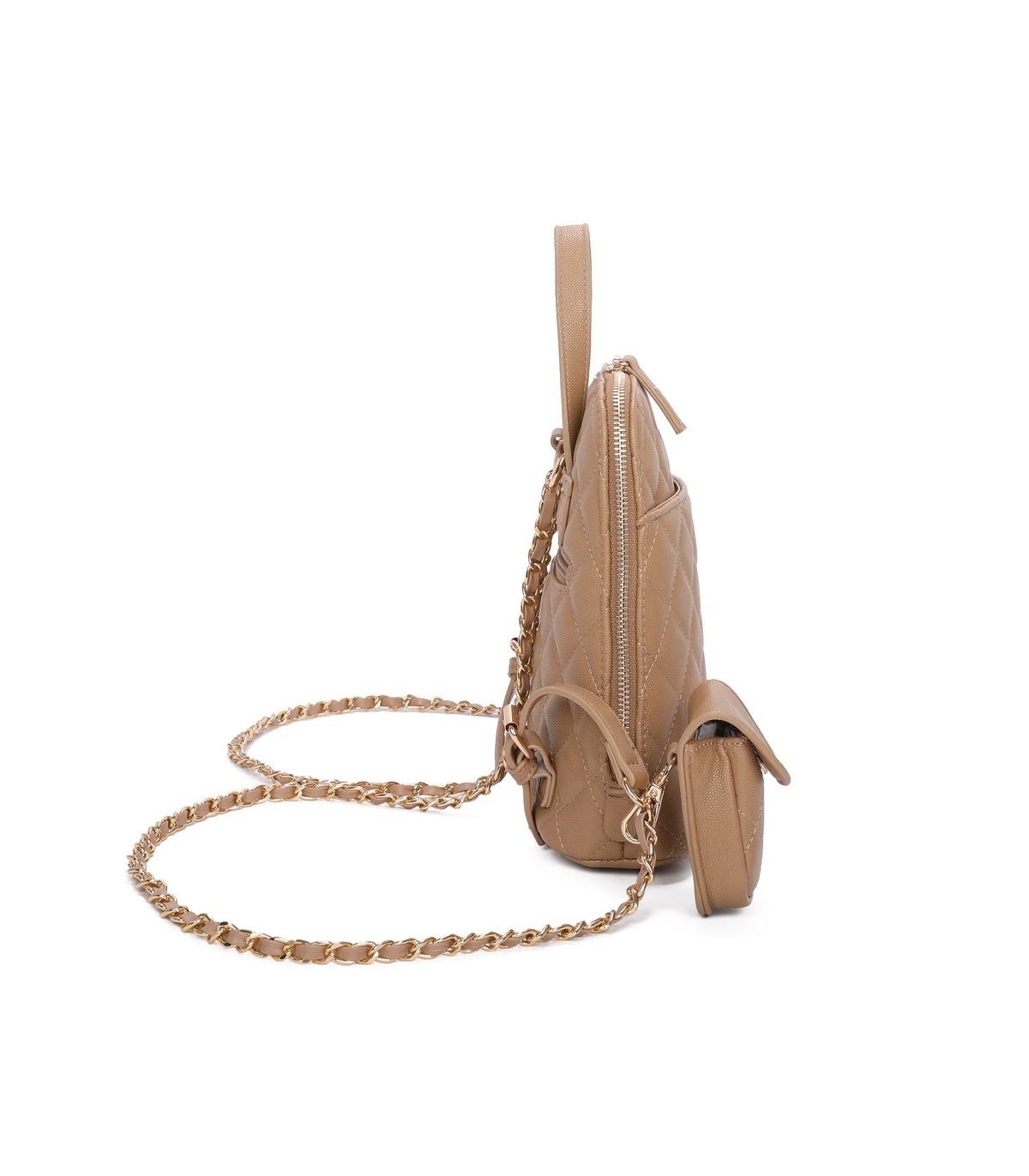 T11509 - Mochila con portamóvil y asa  con bolsillo trasero de cremallera