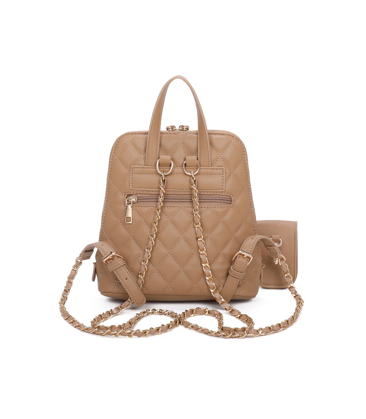 T11509 - Mochila con portamóvil y asa  con bolsillo trasero de cremallera