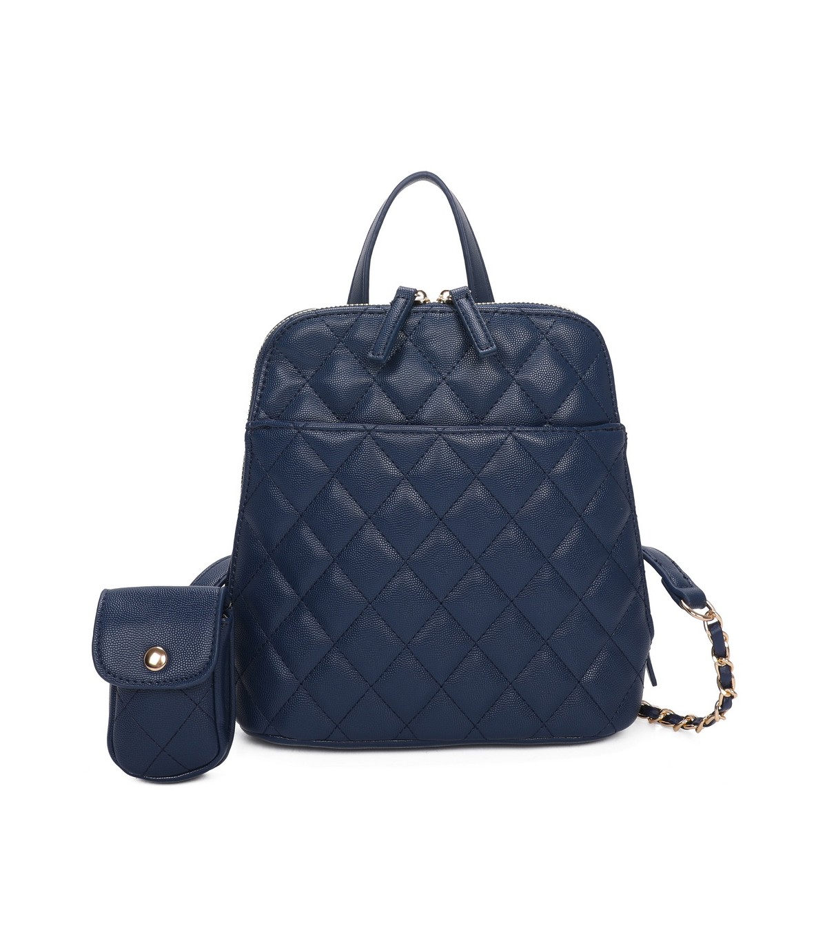 T11509 - Mochila con portamóvil y asa  con bolsillo trasero de cremallera