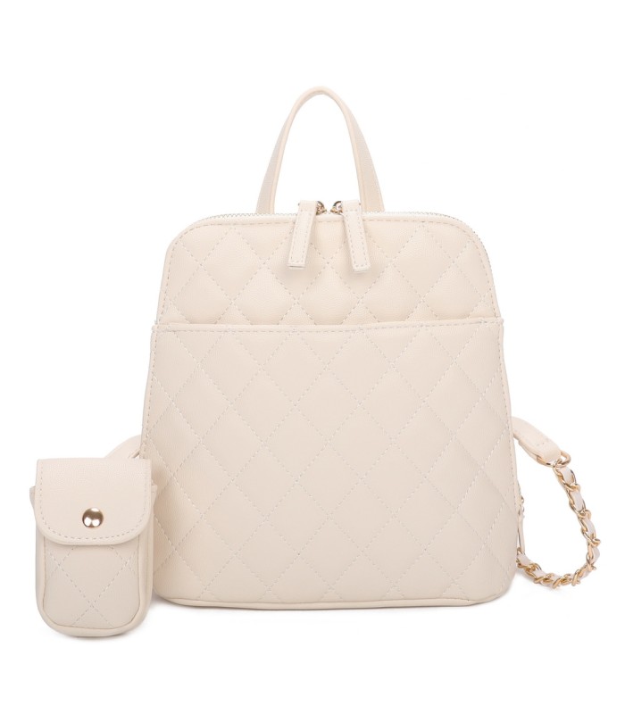 T11509 - Mochila con portamóvil y asa  con bolsillo trasero de cremallera