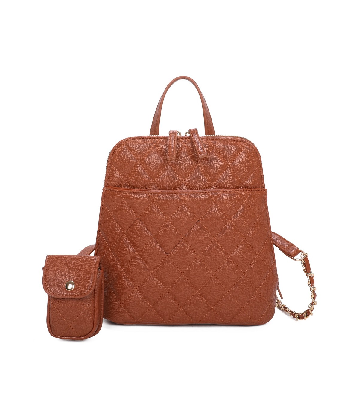T11509 - Mochila con portamóvil y asa  con bolsillo trasero de cremallera