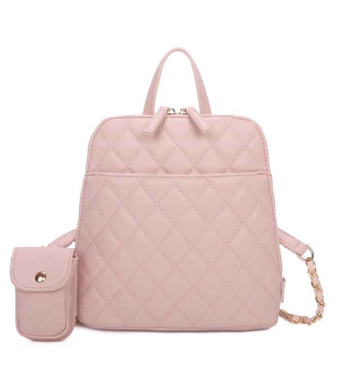 T11509 - Mochila con portamóvil y asa  con bolsillo trasero de cremallera