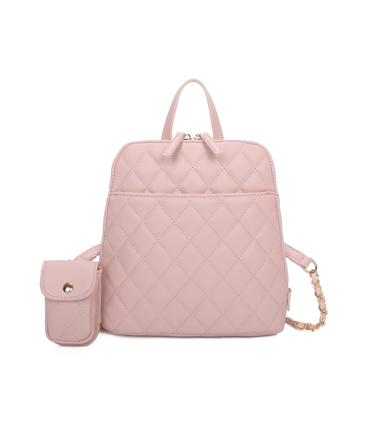 T11509 - Mochila con portamóvil y asa  con bolsillo trasero de cremallera