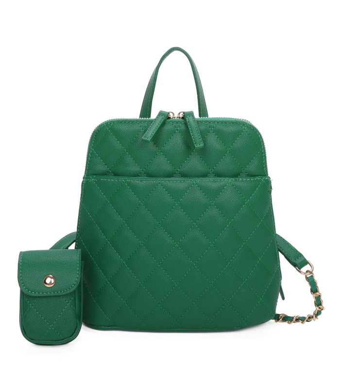 T11509 - Mochila con portamóvil y asa  con bolsillo trasero de cremallera