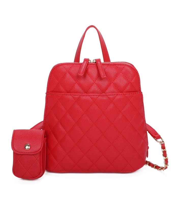 T11509 - Mochila con portamóvil y asa  con bolsillo trasero de cremallera