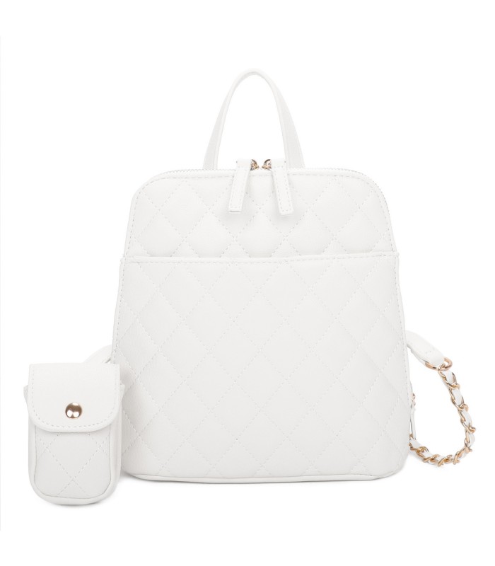 T11509 - Mochila con portamóvil y asa  con bolsillo trasero de cremallera