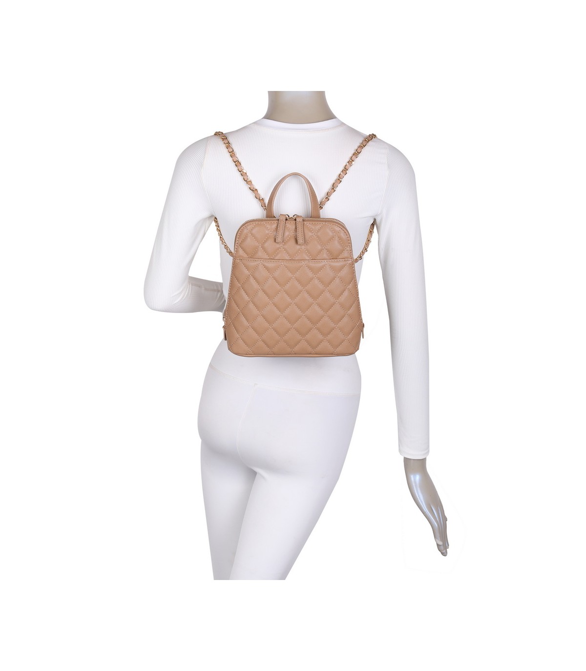 T11509 - Mochila con portamóvil y asa  con bolsillo trasero de cremallera