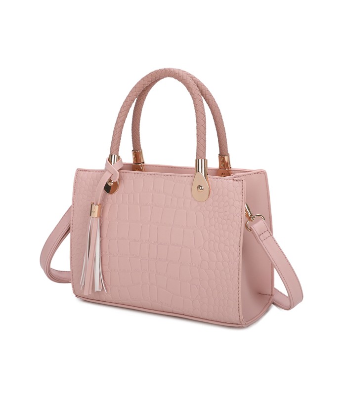 T11417 - Bolso bandolera para mujer con adorno de borla