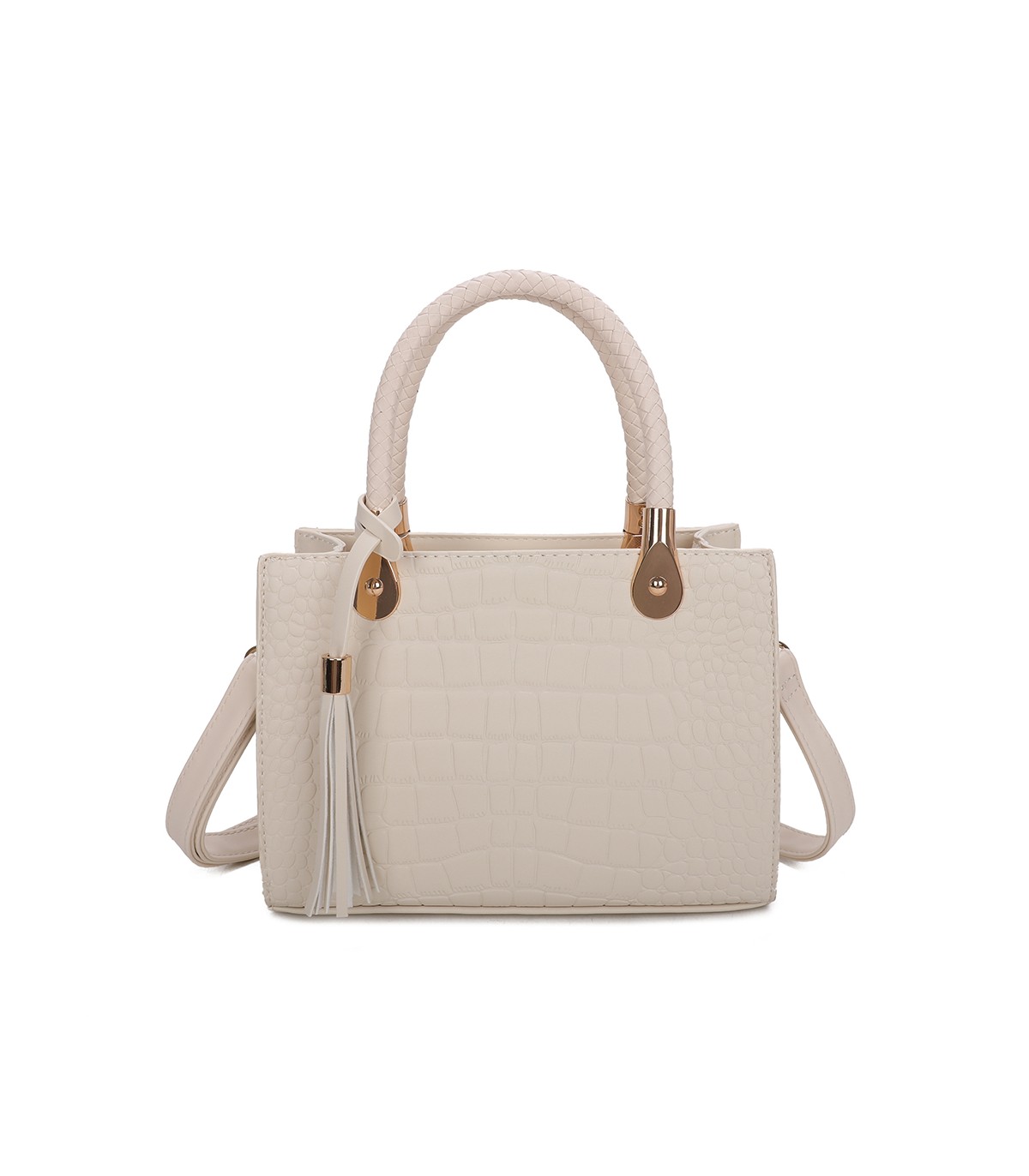 T11417 - Bolso bandolera para mujer con adorno de borla