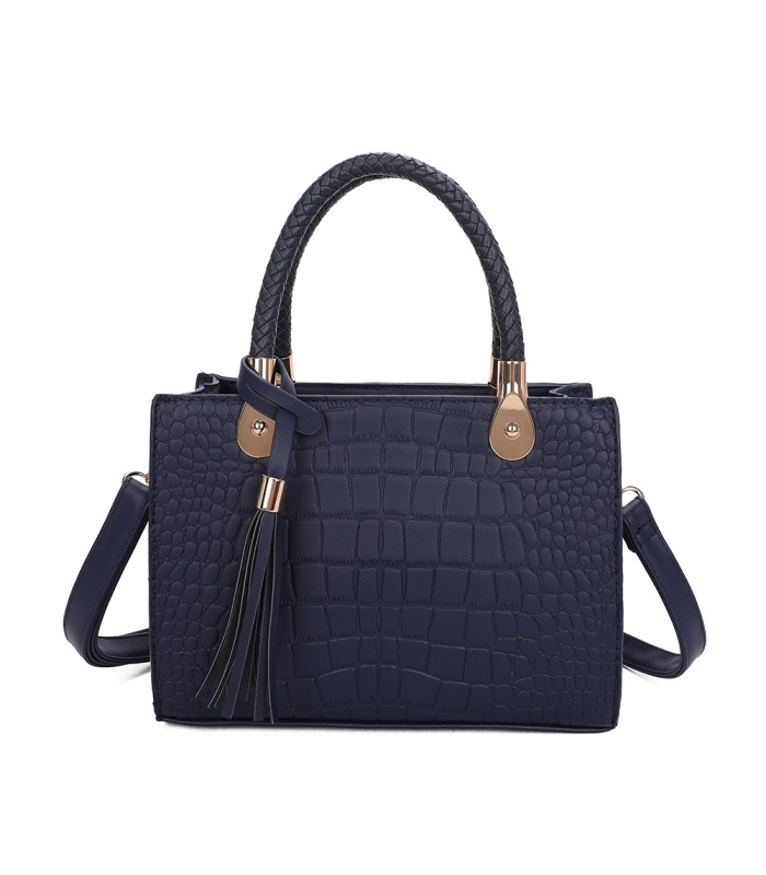 T11417 - Bolso bandolera para mujer con adorno de borla