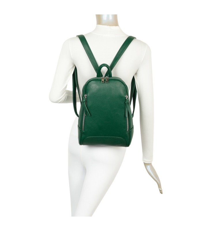 T11541 - Mochila con cremallera y bolsillo trasero