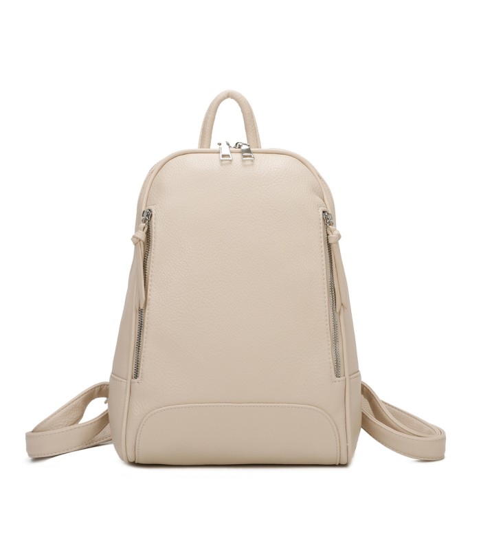 T11541 - Mochila con cremallera y bolsillo trasero