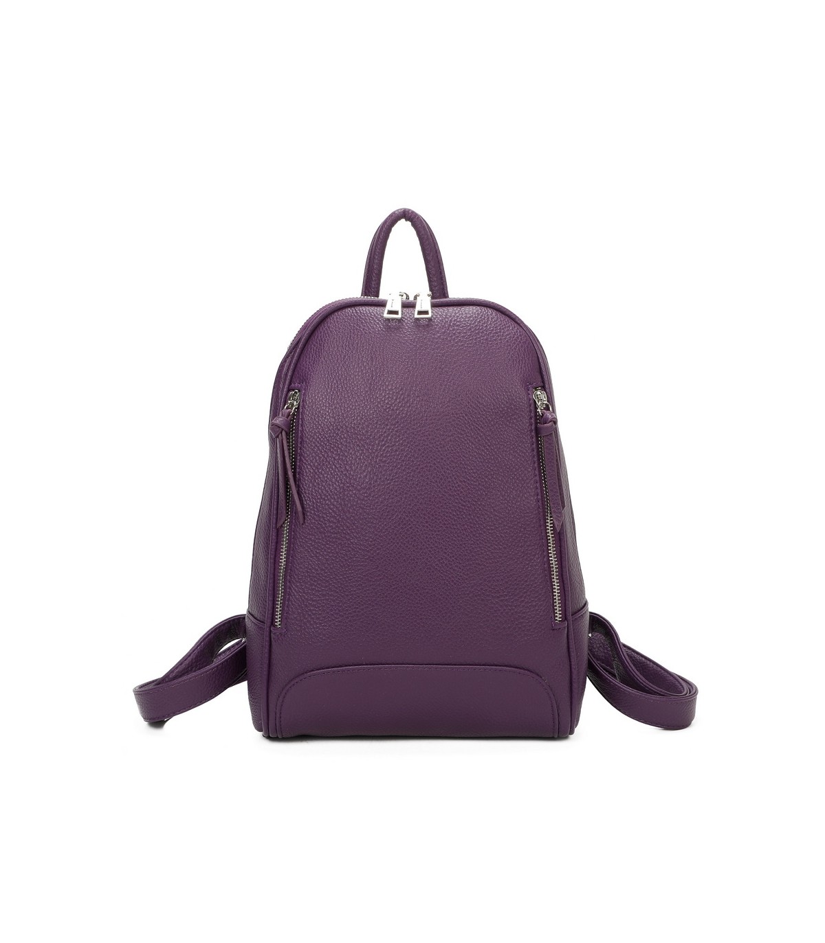 T11541 - Mochila con cremallera y bolsillo trasero