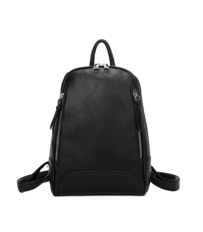 T11541 - Mochila con cremallera y bolsillo trasero