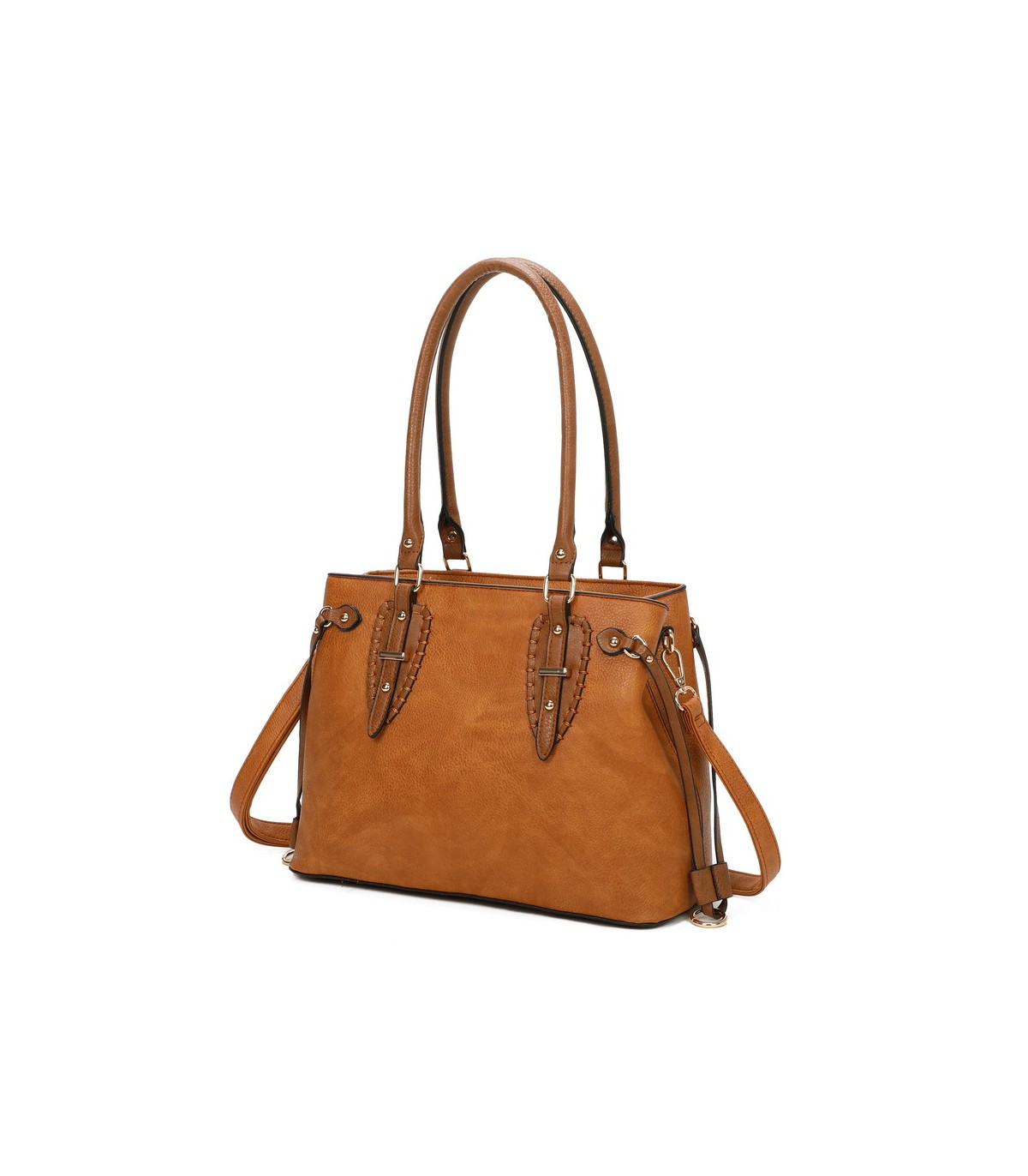 T11535 - Bolso de asa larga con bolsillo trasero con cremallera