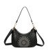 T11522 - Bolso bandolera estilo hobo con mandala bordado