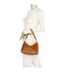T11522 - Bolso bandolera estilo hobo con mandala bordado