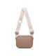 T11696 - Bolso con bandolera ancha de colores y doble compartimento interior
