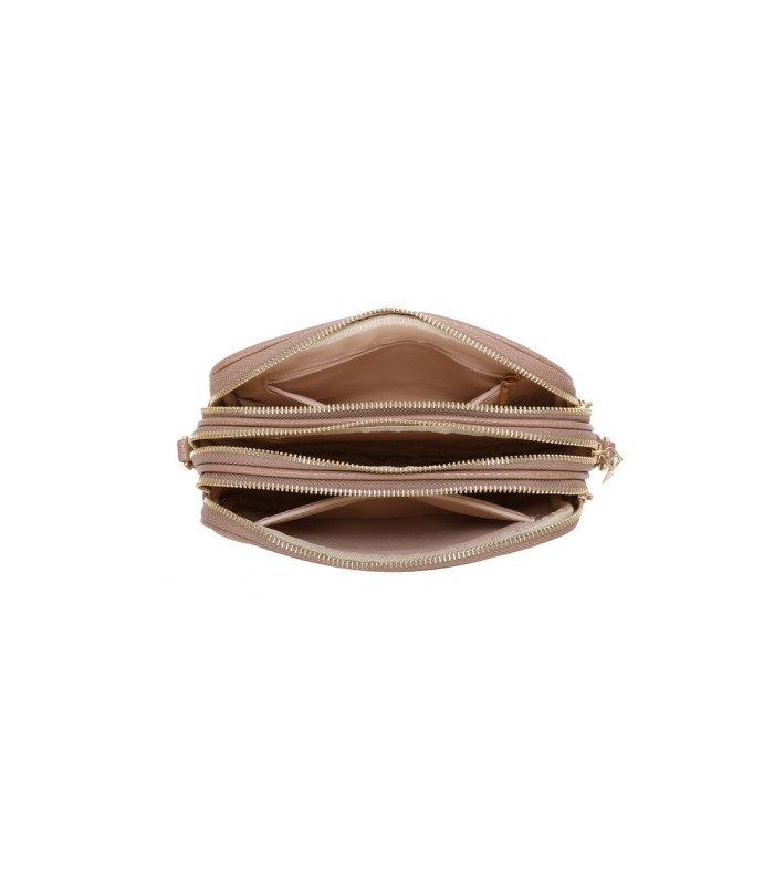T11696 - Bolso con bandolera ancha de colores y doble compartimento interior