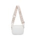 T11696 - Bolso con bandolera ancha de colores y doble compartimento interior
