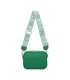T11696 - Bolso con bandolera ancha de colores y doble compartimento interior