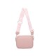 T11696 - Bolso con bandolera ancha de colores y doble compartimento interior
