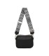T11696 - Bolso con bandolera ancha de colores y doble compartimento interior