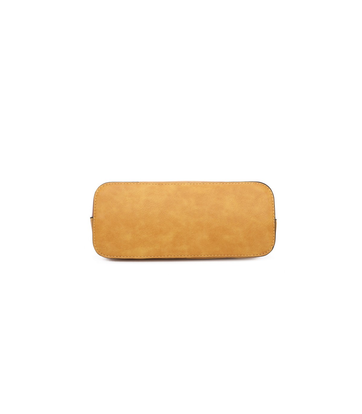 T10351 - Bolso bandolera con dos borlas y un pompón