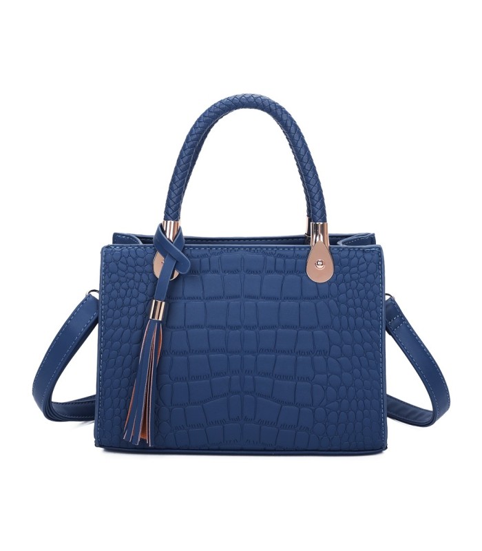 T11417 - Bolso bandolera para mujer con adorno de borla